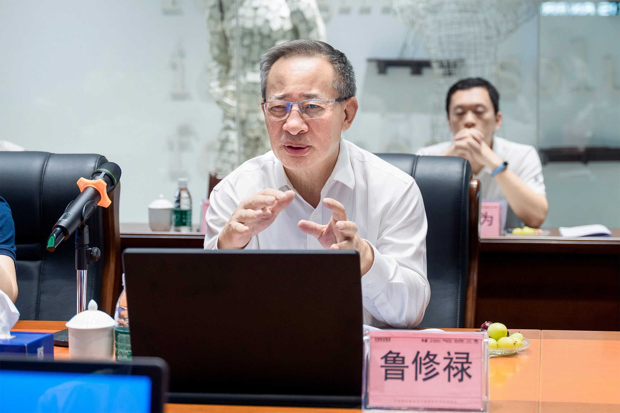 民进广东省委会主委鲁修禄带队莅临华盛调研指导